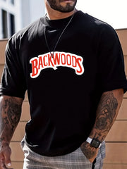 Men's Backwoods Graphic Print Tee - Summer Casual Comfort