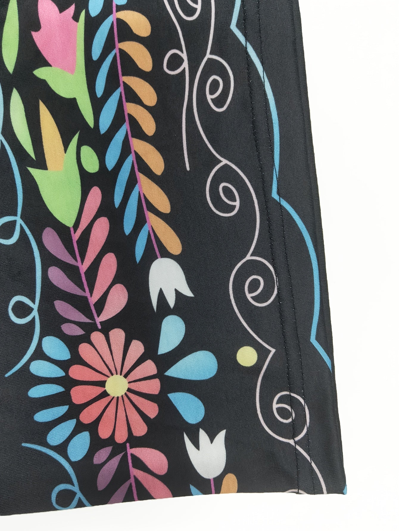  Ethnic Style Dress Women's Plus V Neck Maxi Dress