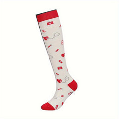 7 Pairs Men's Compression Sport Socks Nylon Blend