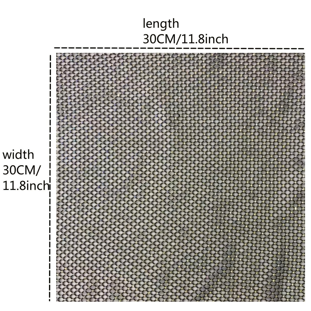 SS10 Crystal AB Rhinestones Mesh Fabric Strass For Dresses 30X30cm