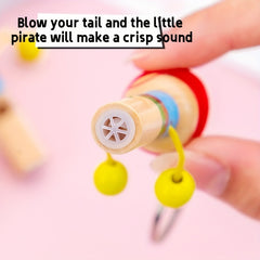 Wooden Pirate Whistle Toy: Playing Instrument, Award, Small Gift