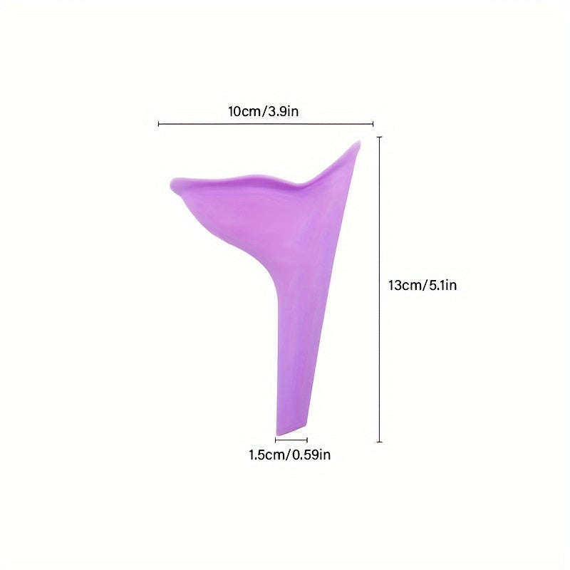 2pcs Portable Silicone Urinal Funnel Outdoor Travel Camping Toilet Device
