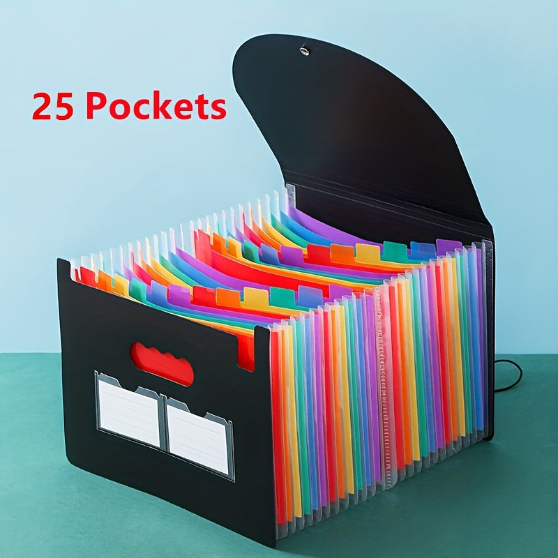 12 24 Pocket Expanding File Folder Accordion Organizer