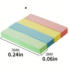 400 Sheets Fluorescent Self-Adhesive Memo Pad Sticky Notes