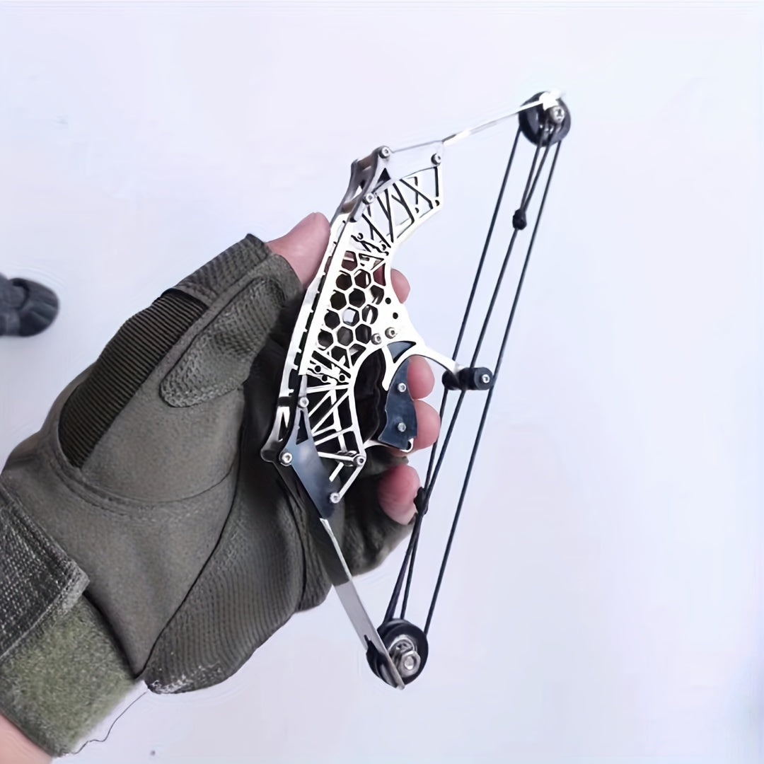 Mini Composite Bow Archery Set Stainless Steel - Outdoor Entertainment Toy