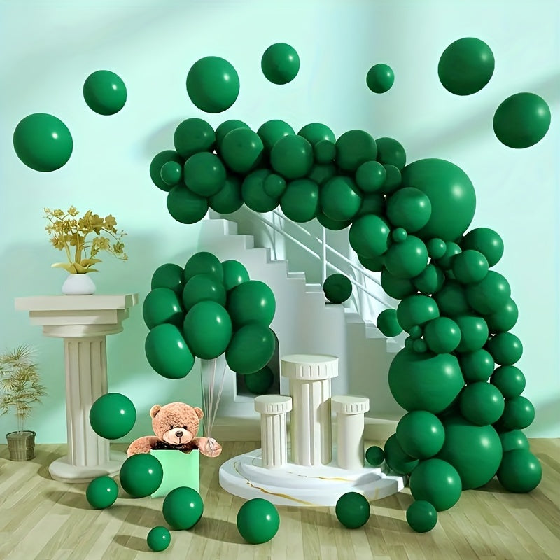 50 Dark Green Balloons 10 Inch Party Balloon Garland Holiday Birthday Supplies