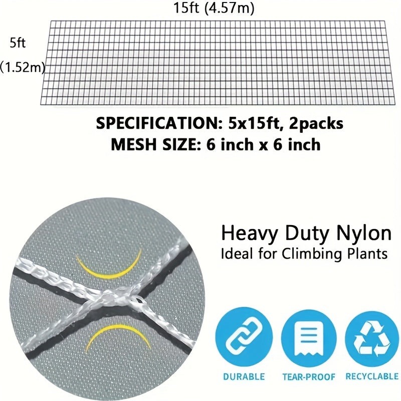 DIY Plant Support Net for Climbing Plant 5-15ft