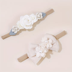 2 Pcs Baby Headbands Hairbands Elastics Hair Accessories For Baby Girls Newborn