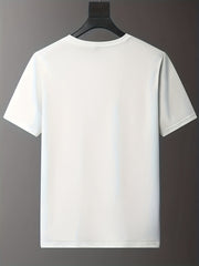 Skeleton Print Men's Graphic T shirt for Summer