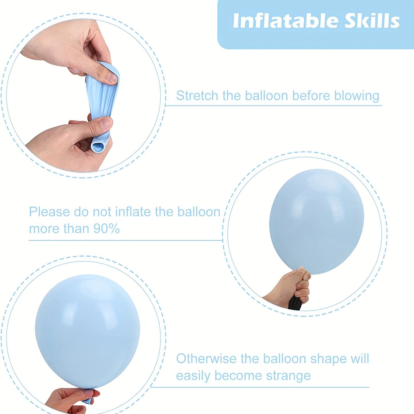 87pcs Pastel Balloons Different Sizes for Garland Arch Latex Balloons