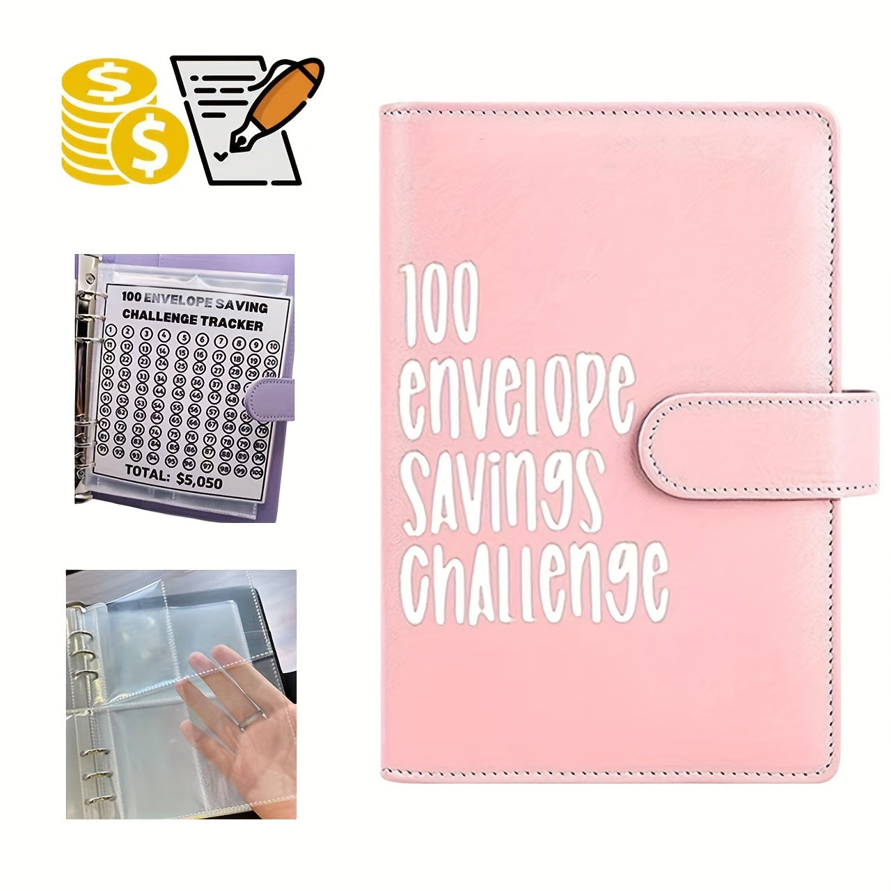 Budget Binder with Cash Envelopes for Budget Planner & Saving Money
