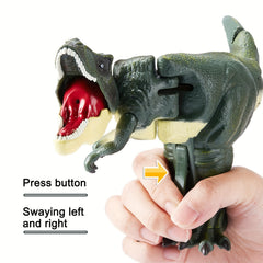 Vibrating Head & Tail Dinosaur Toy - Tyrannosaurus Model