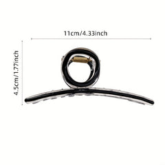 Enamel Painted Hair Claw Style Large Ponytail Holder Hair Accessories