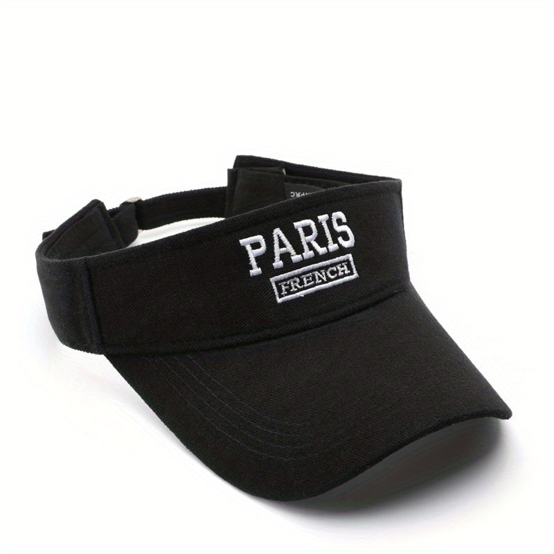 Men's Street Letter Embroidery Sun Protection Cap
