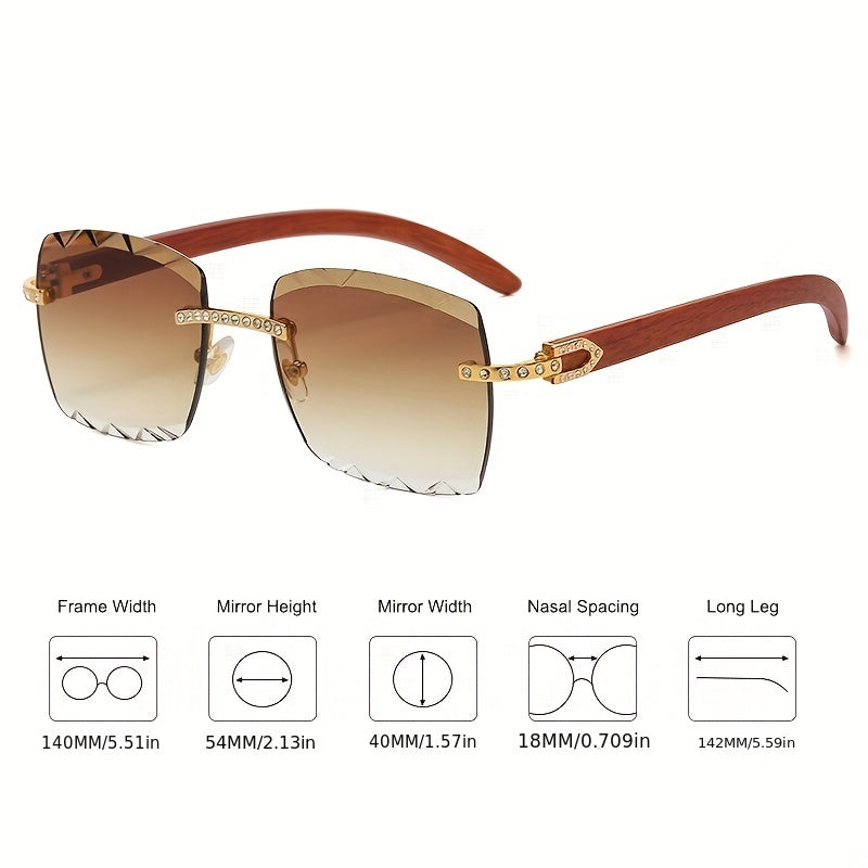 Men's Rhinestone Sunglasses for Sports Cycling UV Protection