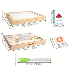 Educational Magnetic Drawing Board with Alphabet Numbers Shapes