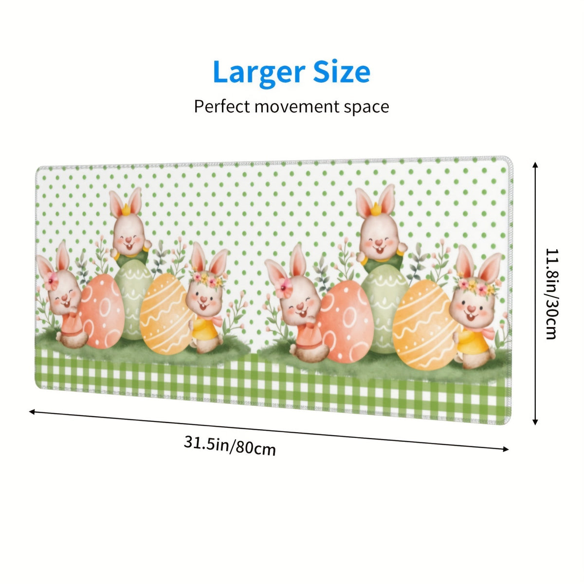 Rabbit Large Mouse Pad Extended Gaming Mouse Pad Mat Eggs Mousepad