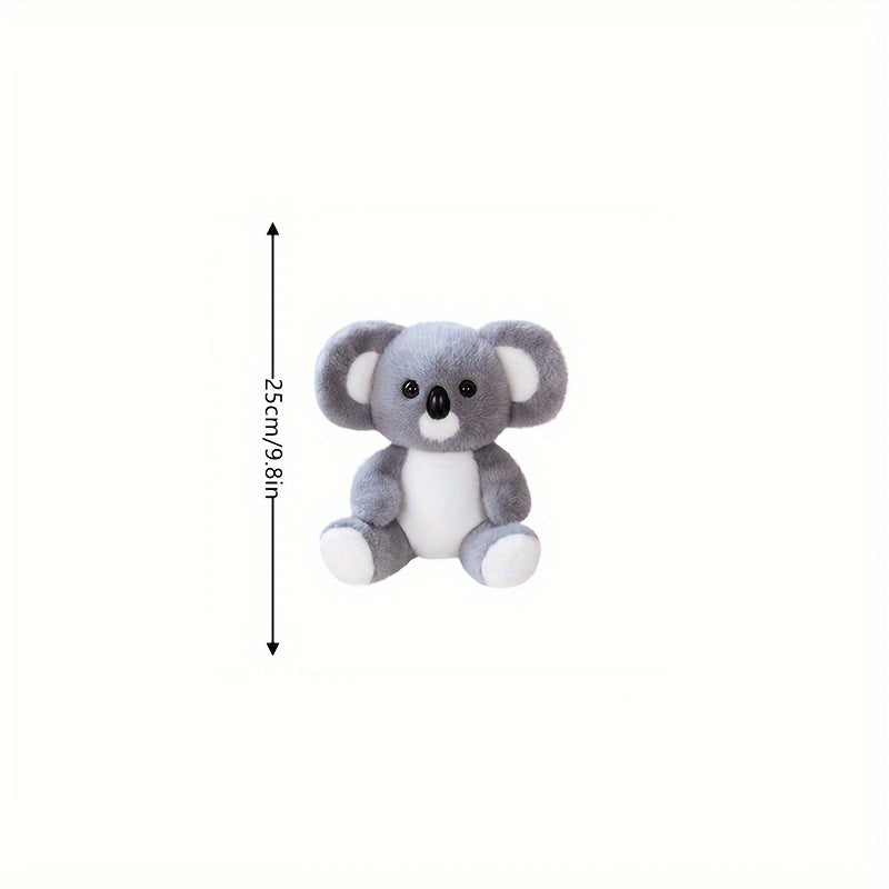 Cute Koala Plush 24 Gray for Holiday Decor in Living Room or Bedroom
