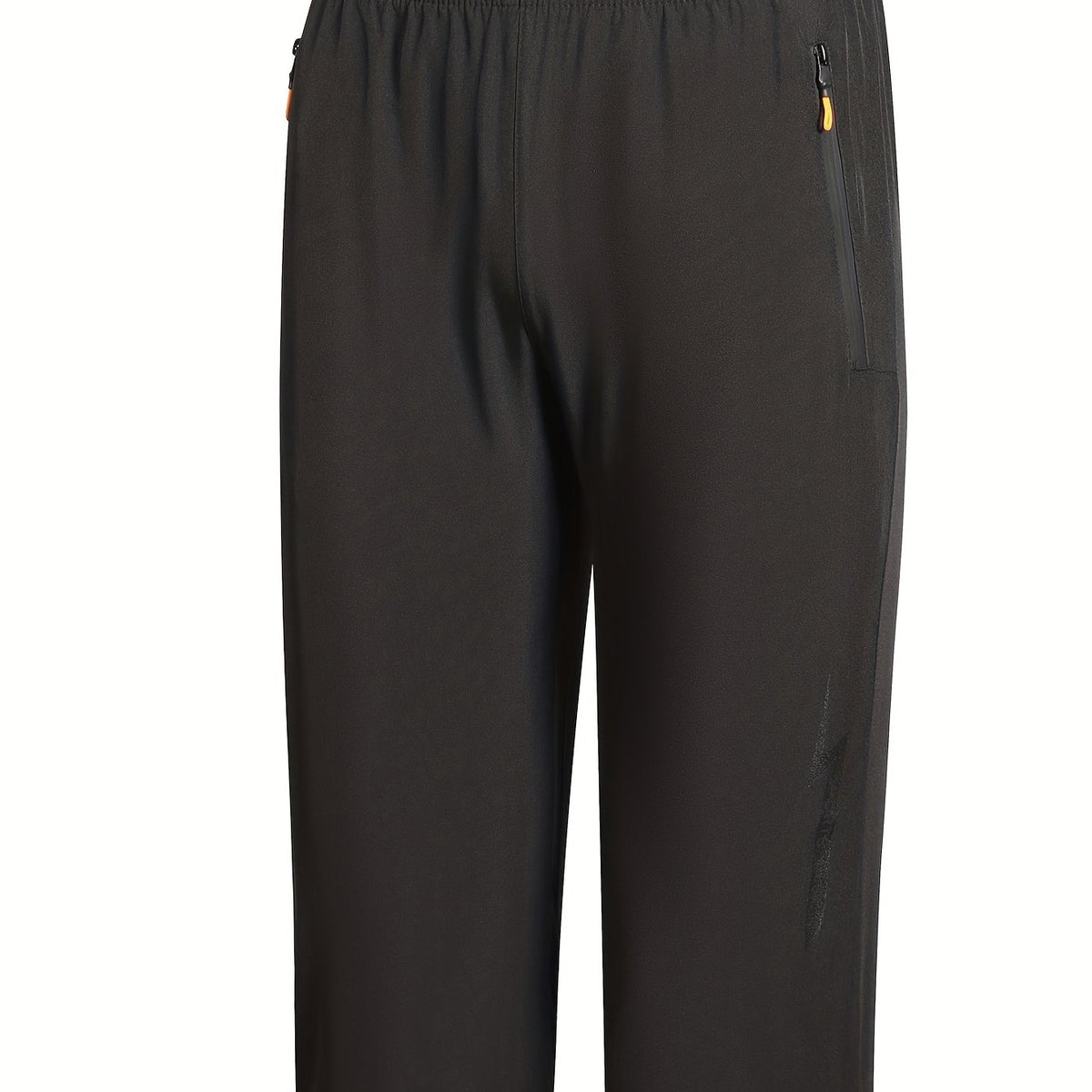 Men's Stretch Sports Shorts Quick Dry Zip Pockets Gym Training Pants