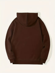 VALLEY Print Hoodie Men's Casual Graphic Pullover Hooded Sweatshirt