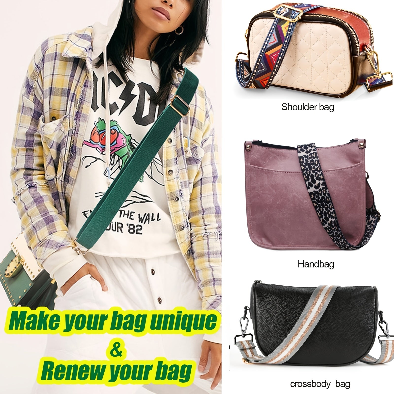 Vintage Pattern Universal Crossbody Bag Strap