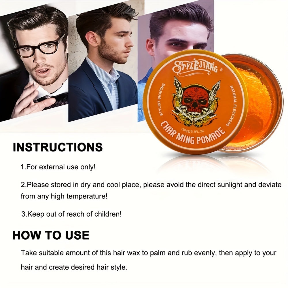 Colorful Men's Styling Wax Long-Lasting Hair Gel
