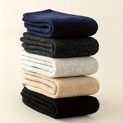 Casual Plus Velvet Thick Warm Cotton Mid-calf Socks