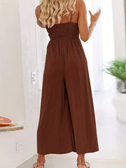 Boho Sleeveless Wide Leg Jumpsuit