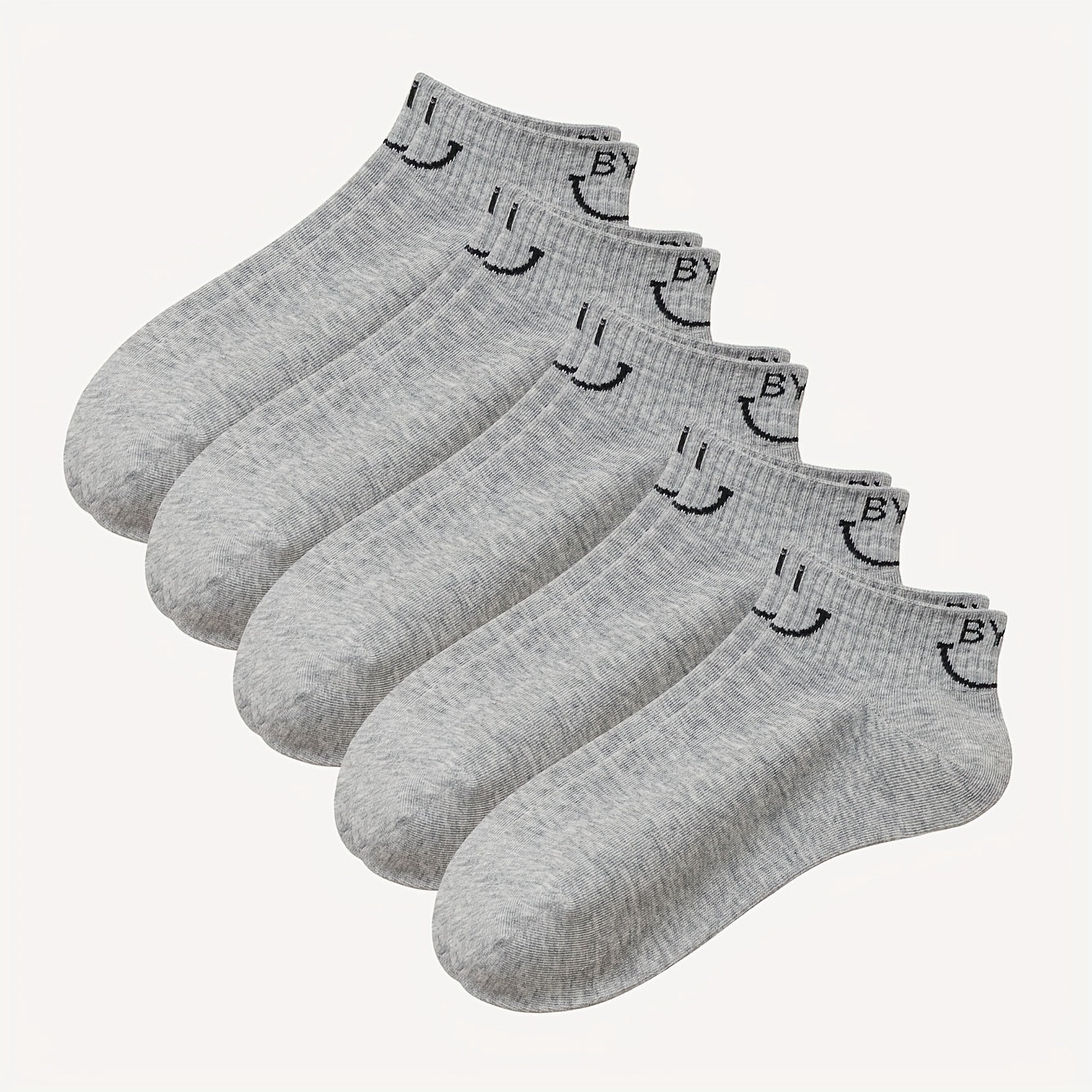 Letter Print Sports Short Socks Women's Stockings