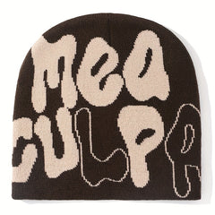 Unisex Hip Hop Knit Beanie Cap Men's Candy Y2K Thermal Hat