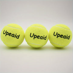 3pcs High Elastic Rubber Tennis Balls for Beginners Yellow