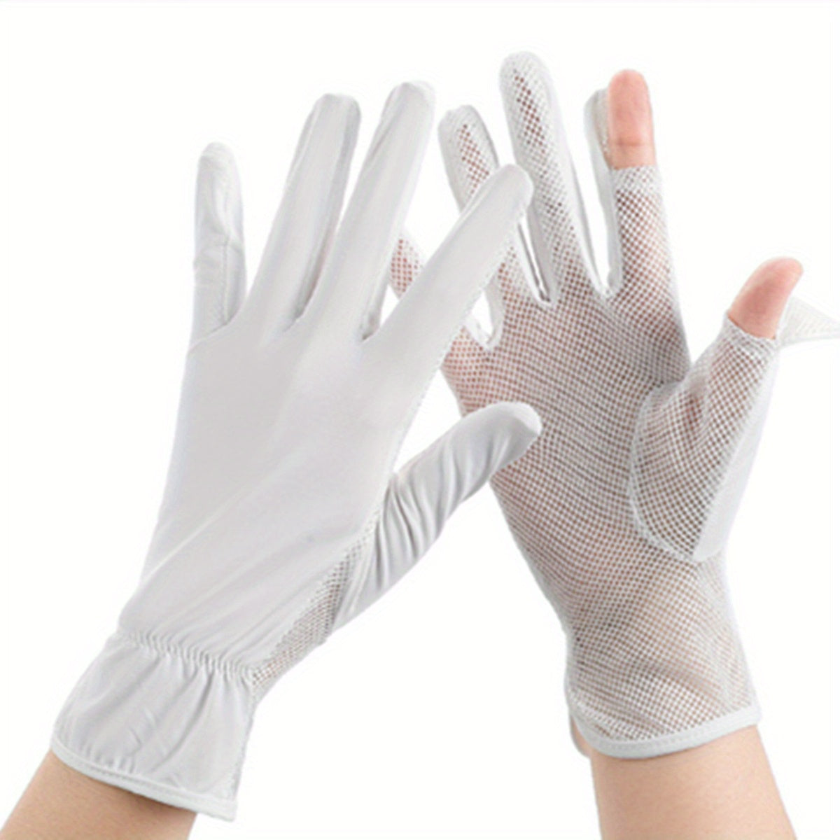 Thin Sunproof Breathable Gloves Solid Sun Protection Gloves For Women
