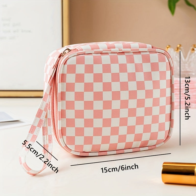 Zipper Pouch Lipstick Bag Style Makeup Bag Toiletry & Sanitary Napkin Storage