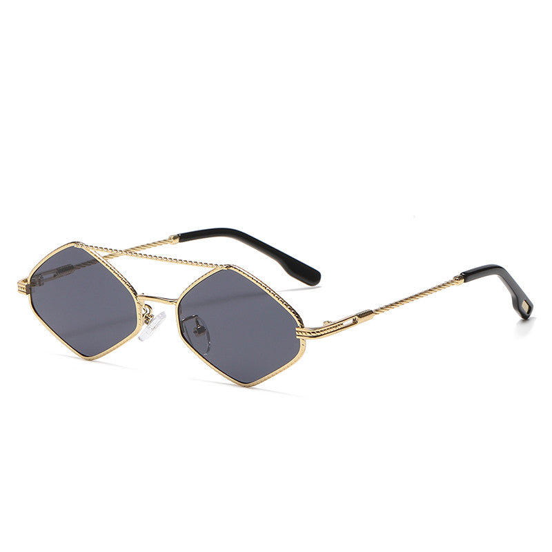 Polygonal Colorful Sunglasses UV400 Protection