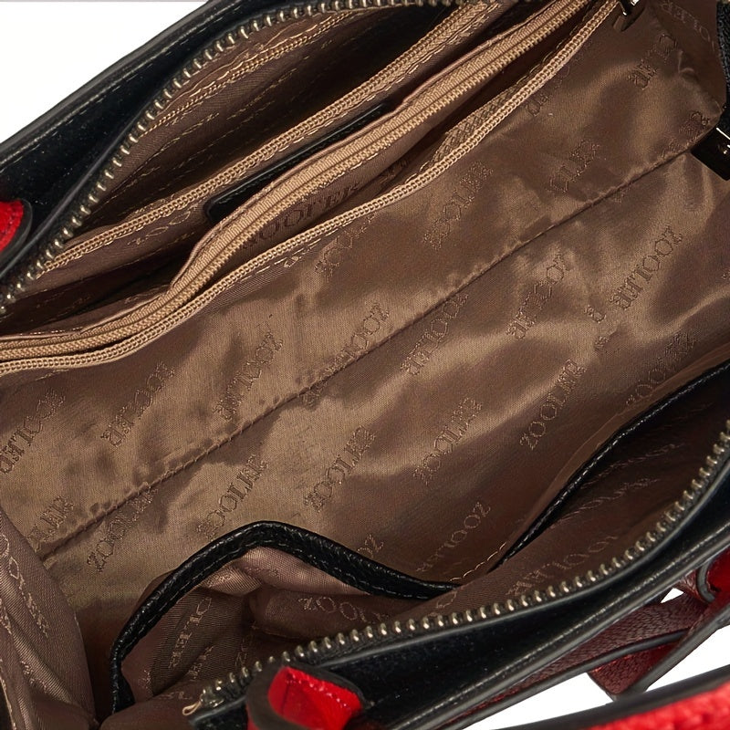 Mother's Gift Leather Women's Tote Bag Mature Mom Bag
