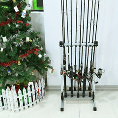 24 Slot Fishing Rod Holder Adjustable Storage Organizer Gift for Men