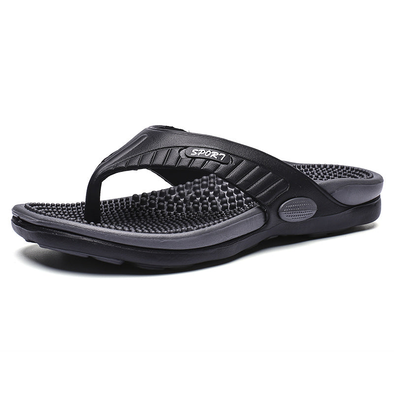 Men Acupressure Massage Flip Flops Lightweight Non Slip Sandals