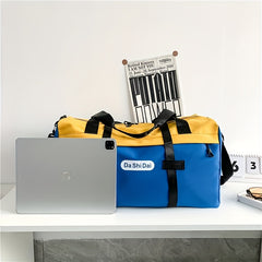 Versatile Travel Bag with Shoe Compartment and Shoulder Strap