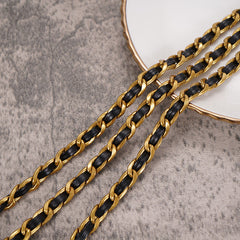 Thin Waist Chain Braided Belt for Women