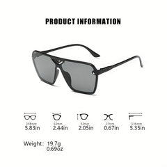 Photochromic One-piece Sunglasses for Women Men Drivers Outdoor UV400 Sun Shades