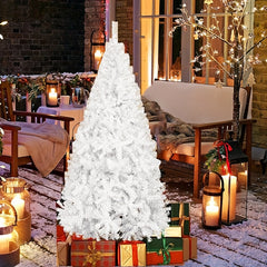 Artificial Christmas Tree With Metal Stand For Home Office And Christmas Party