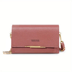 Square Shoulder Bag Minimalist Crossbody Bag For Work Women's Purse