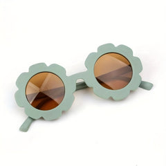 Girls Round Frame Sunglasses For Children