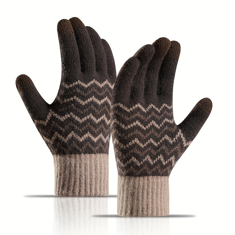 Winter Touch Screen Knitted Warm Gloves