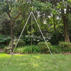 Outdoor Campfire Tripod Tent Holder with Chain