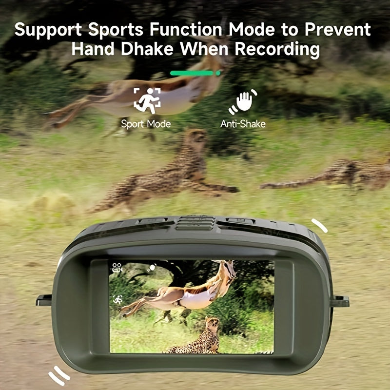 4K Camo Infrared Night Vision Device 3" Screen Rechargeable