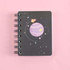Dream Planet Side Flip Coil Book A7 Small Notebook