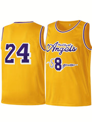 Boys 24 Sleeveless Basketball Jersey - Breathable Sports Uniform