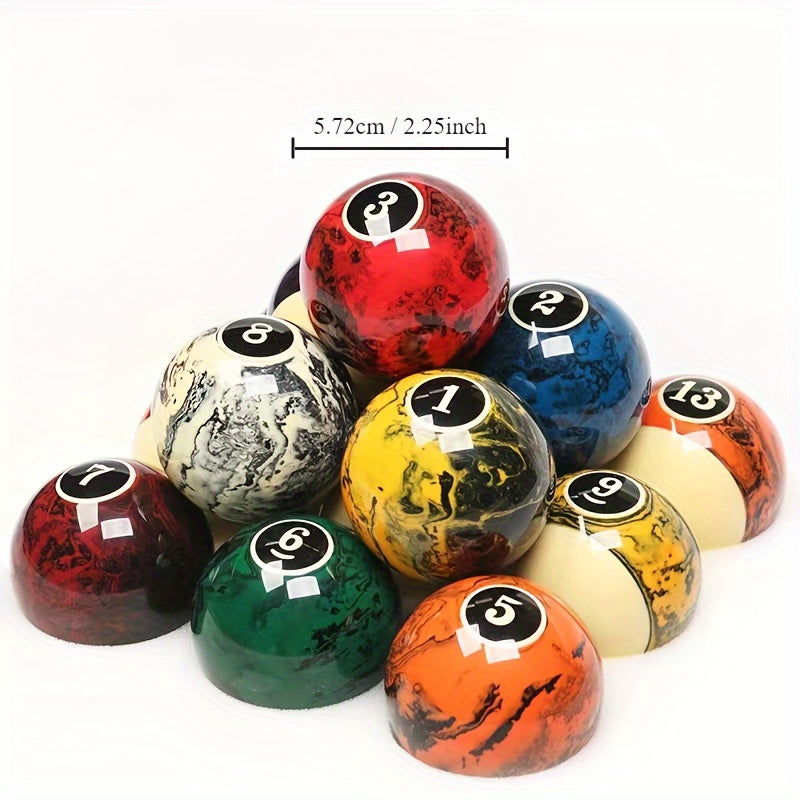 Marbled Fantasy 57 2mm Billiard Balls High Billiards Set