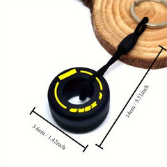 1pc PVC Soft Tire Key Chain Keyring Bag Wallet Key Pendant Gift